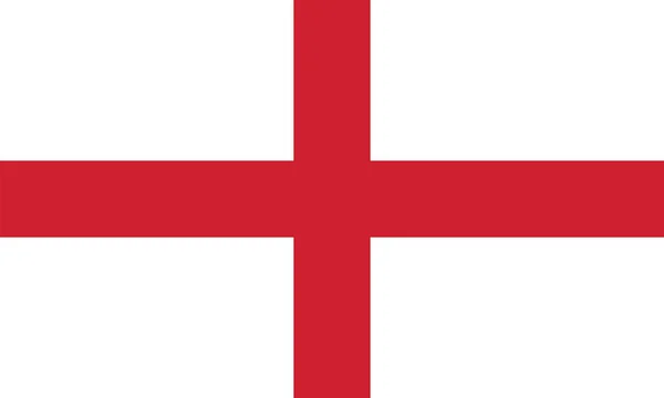 Flagge von England, Vektorillustration — Stockvektor