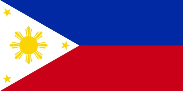 Philippine flag vector — Stock Vector