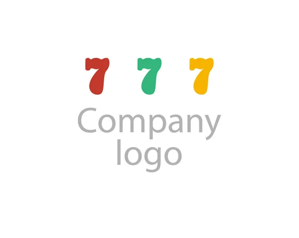 白い背景の上の会社のロゴ — ストックベクタ