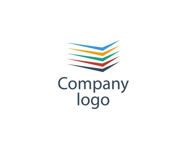 Иллюстрация логотипа компании — стоковый вектор