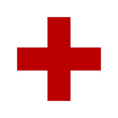 Symbol of medicine cross clipart