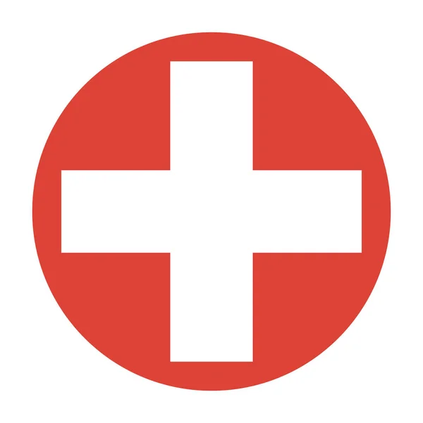 Symbool van de geneeskunde cross — Stockvector