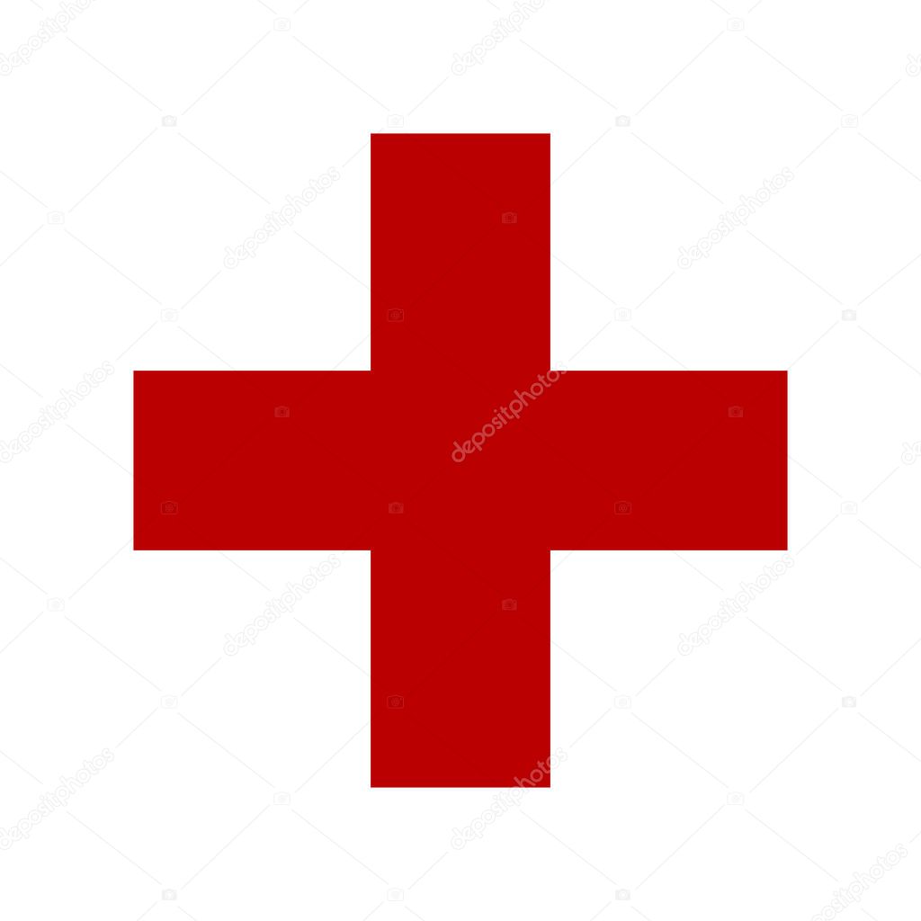 Symbol of medicine cross