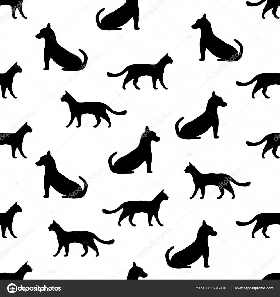 Fond transparent avec chat et chien \u2014 Image vectorielle