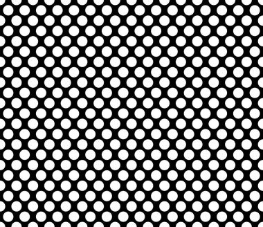 Polka dot Seamless Modeli siyah arka plan
