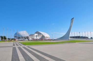 Sochi, Rusya Federasyonu - 6 Temmuz 2017 Sochi Olimpiyat Parkı
