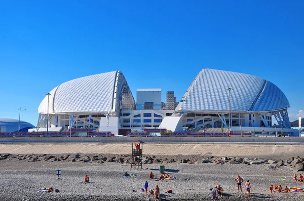 Rusya - 10 Temmuz 2017 Sochi Olimpiyat Parkı. Adler, S çıkabilir — Stok fotoğraf