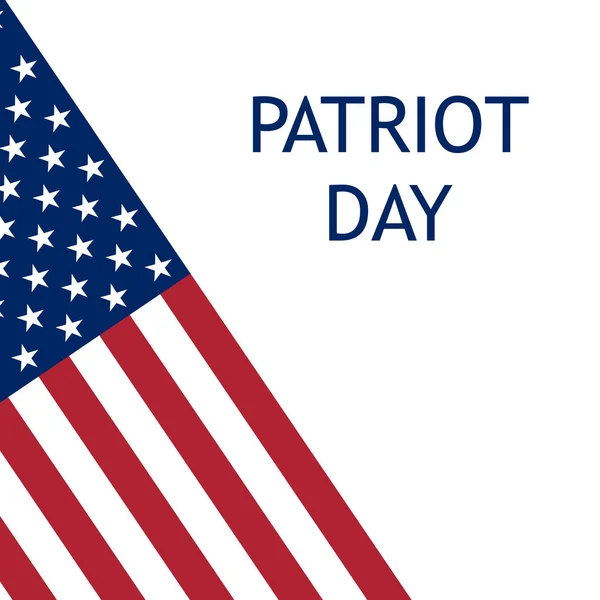 Patriot dag in de Verenigde Staten — Stockvector
