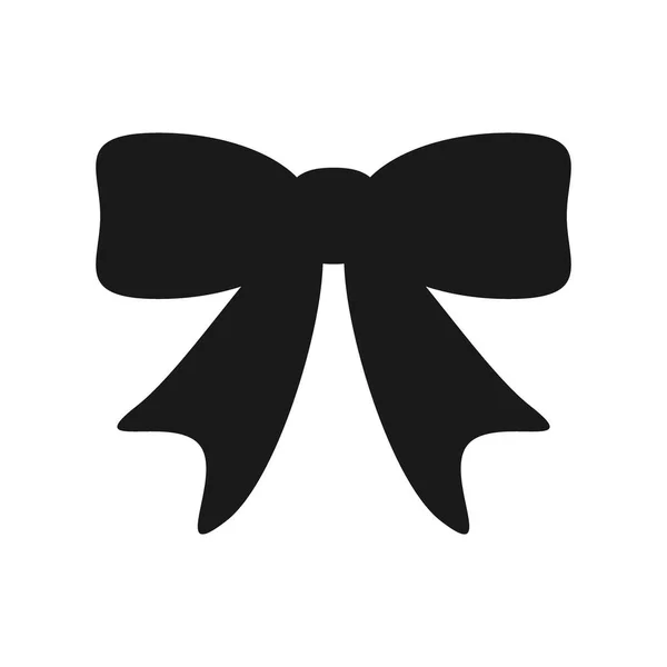 Bow ikony pásu karet izolovaných na bílém pozadí — Stockový vektor