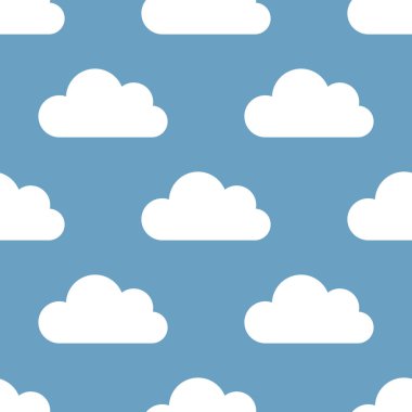 Sorunsuz arka plan, bulutlar.