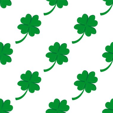 Sorunsuz arka plan, St patricks günü için İrlanda yonca