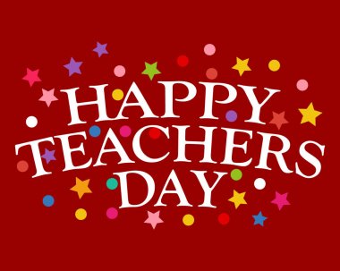 Kartpostal mutlu öğretmenler günü