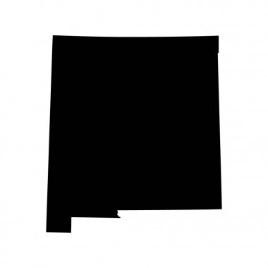 ABD devlet New Meksika Haritası