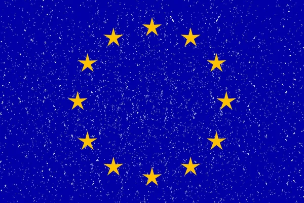 Εικονίδιο με τη σημαία της ΕΕ — Διανυσματικό Αρχείο