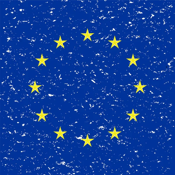 Ikona vlajky EU — Stockový vektor