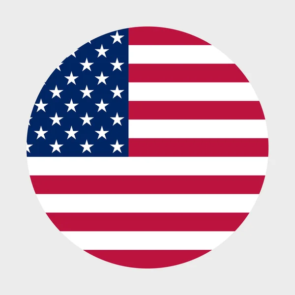 Αμερικανική σημαία σε μια κούπα — Διανυσματικό Αρχείο