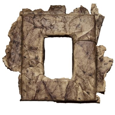 Doğal çevre dostu malzemelerden yapılmış fotoğraf resim için çerçeve