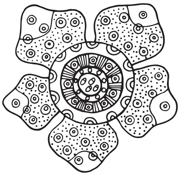 Izolované prvek vektoru květ Rafflesia — Stockový vektor