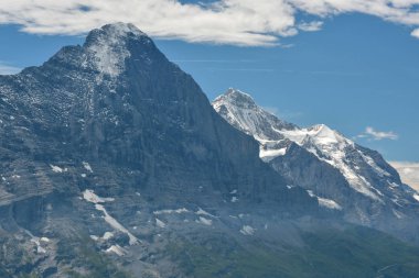 Eiger Zirvesi Bernese Alpleri'nde, İsviçre