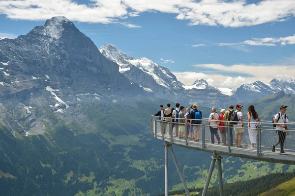 Bernese Grindelwald birinci platform görüntülemesine Alps