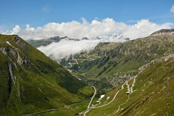 Vista da Furkapass in Svizzera — Foto Stock