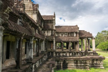Angkor Wat karmaşık binalarda birinde Görünümü Kapat