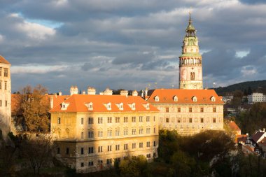 Cesky Krumlov şehri kalede