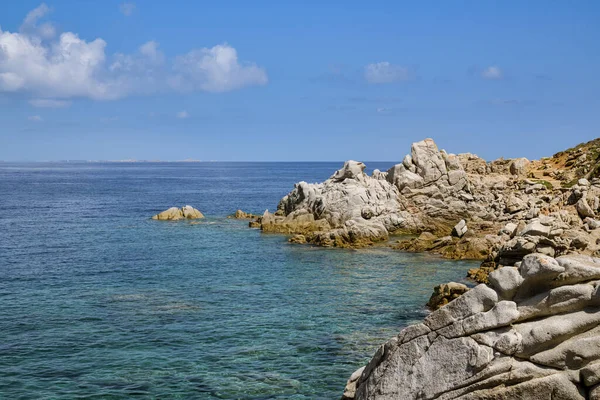 Rotskust Dichtbij Santa Teresa Gallura Sardinië Italië — Stockfoto