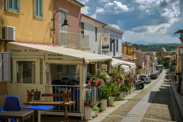 Santa Teresa Gallura Italië Augustus 2019 Lege Straat Santa Teresa — Stockfoto