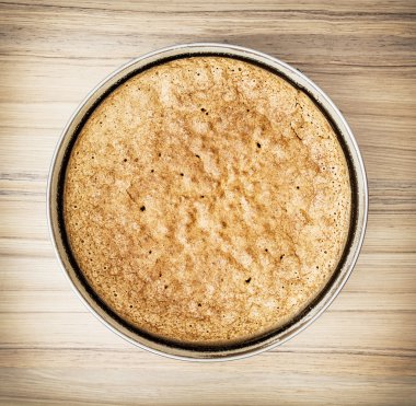 Daire tatlı börek durumda, kek hazırlama