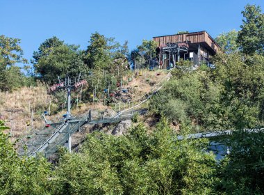 Asansör istasyonu ve teleferik Prag Hayvanat Bahçesi, Çek Cumhuriyeti