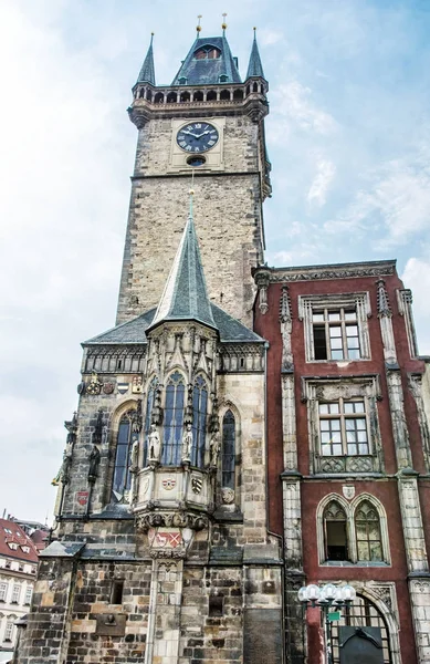 Prag, Czech Cumhuriyeti 'ndeki eski belediye binası. — Stok fotoğraf