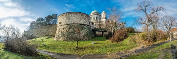 Słynnej sceny panoramicznej bazyliki, Węgry, Esztergom — Zdjęcie stockowe