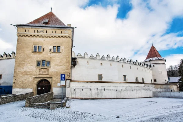 Oldtidens slott i Kezmarok, Den slovakiske republikk – stockfoto