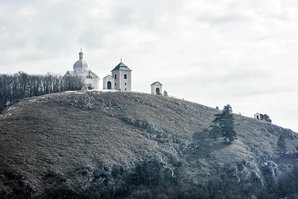 Holy hill, Mikulov, Czech republic — Stock Photo, Image