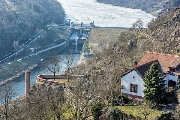 Water reservoir Znojmo, Czech republic — Stock Photo, Image