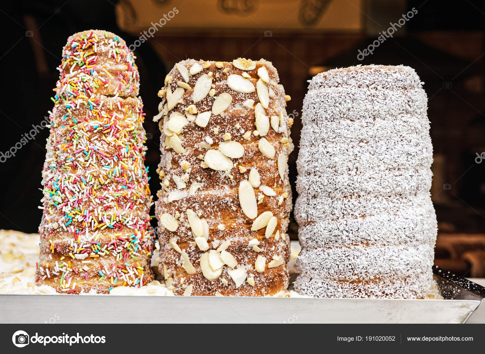 Trdelnik Is A Kind Of Spit Cake Food Theme Stock Photo By C Vrabelpeter1