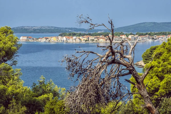 Остров Крапань, Адриатическое море, Хорватия — стоковое фото