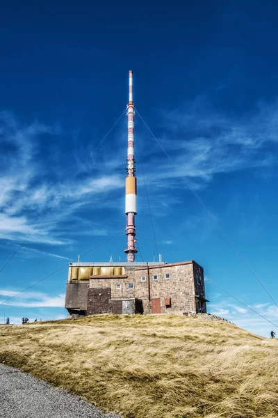 Transmisor de TV, Kralova Hola pico, Eslovaquia — Foto de Stock