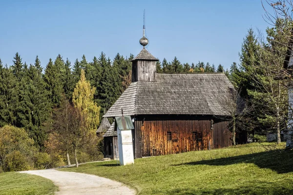 Den slovakiske landsbyens museum i Martin, Slovakia – stockfoto