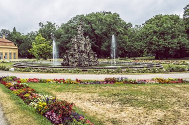 Castle garden in Erlangen, Germany