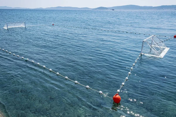 Water polo in sea, Zadar, Croatia — Stock Photo, Image