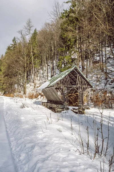 Big Fatra Mountains Slovak Republic Snowy Landscape Seasonal Natural Scene — Stock Photo, Image