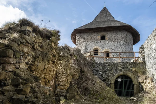 Somoska Kalesi Yıkıldı Slovakya Cumhuriyeti Seyahat Güzergahı Mimari Tema — Stok fotoğraf