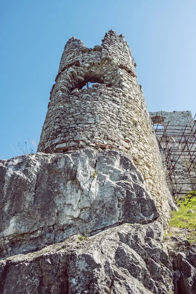 Ruines Château Tematin République Slovaque Europe Destination Voyage — Photo