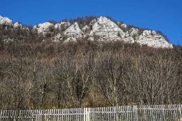 Vrsatske Stenar Vita Karpaterna Slovakien Säsongsmässig Naturlig Scen Vandringstema — Stockfoto