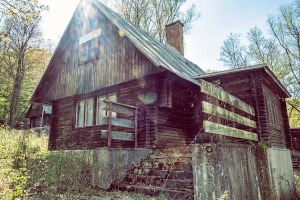 Estância Verão Abandonada Para Crianças Sklene Teplice República Eslovaca Exploração — Fotografia de Stock