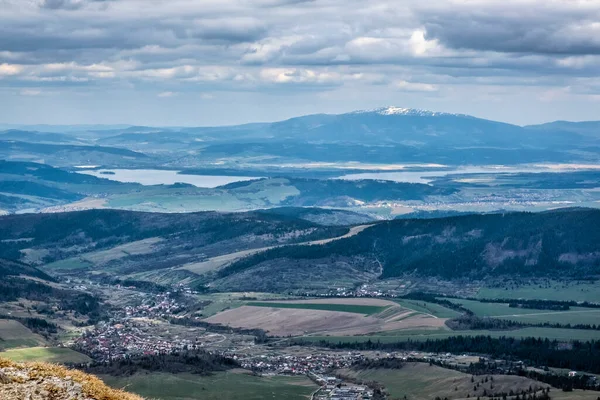 Babia Hora Collina Orava Diga Dalle Montagne Del Tatra Occidentale — Foto Stock