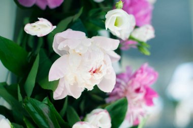 Restoran için bir tablosundaki zarif çiçek dekorasyon