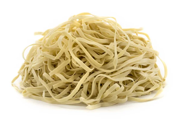 Chinese traditional raw noodles, isolated on white background — Stock Photo, Image